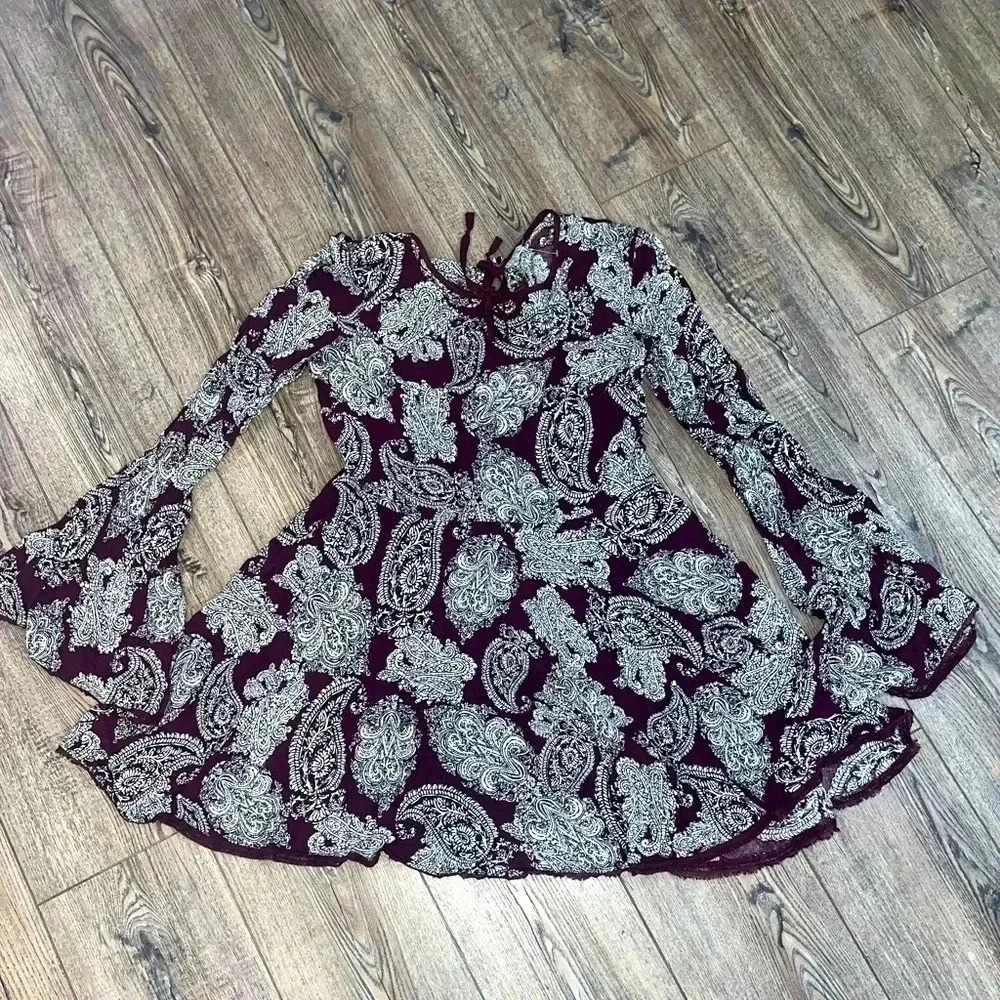 Boho paisley dress
